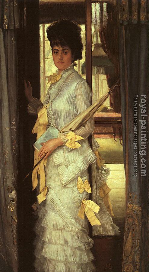 James Tissot : A Portrait Miss Lloyd James Tissot : A Portrait Miss Lloyd